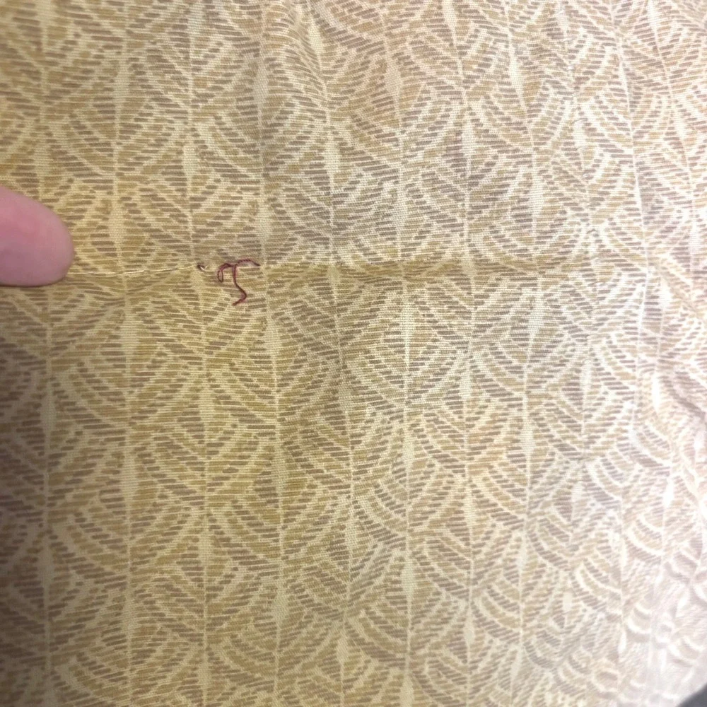 Vintage King Pillow Sham Croscill Red Gold Damask Cotton Poly Jacquard
